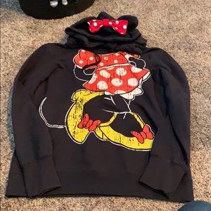 Disney parks Minnie Mouse hooded sweatshirt